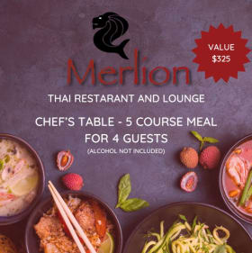 5 Course Meal for 4 at Merlion item