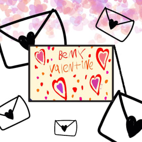 Student Designed Valentine's Card item