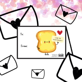 I Loaf You  Valentine's Card item