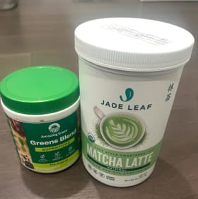 8)Amazing Grass Greens Blend Superfood (1)+ Jade Leaf Matcha item
