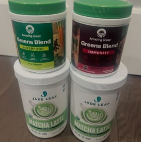 11)Amazing Grass Greens Blend Superfood (2)+Jade Leaf Matcha item