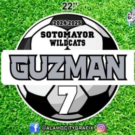 Varsity Girls Soccer Fence Sign item