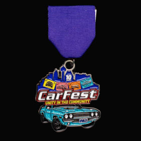 🟣 CarFest Fiesta Medal – Purple item
