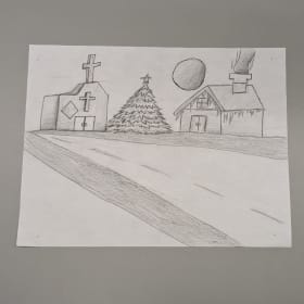 Marion Carson Student Artwork MB4 (r) item