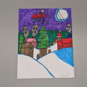 Marion Carson Student Artwork MB4 (u) item