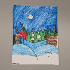 Marion Carson Student Artwork MB4 (v) item