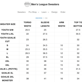 Hockey Sweater Option #1 item