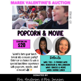 POPCORN & A MOVIE item