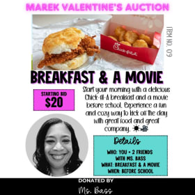 BREAKFAST & A MOVIE item