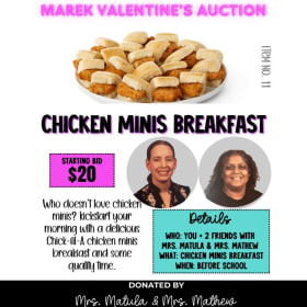 CHICKEN MINIS BREAKFAST item