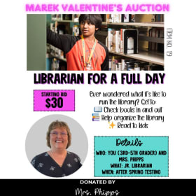 LIBRARIAN FOR A FULL DAY (3-5) item