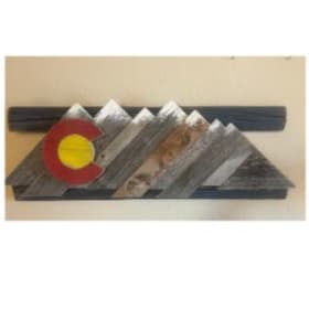 Wooden Colorado Sign item