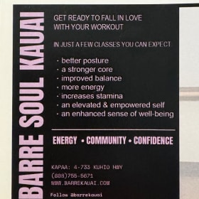 Barre Soul Kauai-10 class pack item