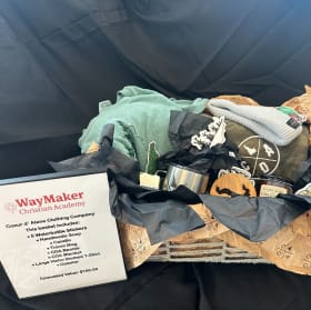 Item # 32- Coeur D' Alene Clothing Company Basket item