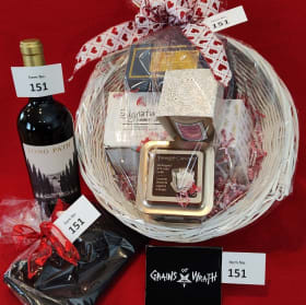 Grains of Wrath $25 Gift Card, Candles, Red Wine item