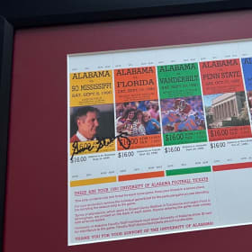 Autographed First Season Tickets—Gene Stallings item