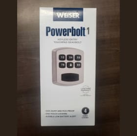 Weiser Keyless Entry Touchpad Deadbolt item