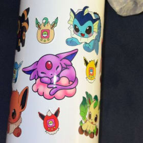 Hand-crafted Pokémon-themed Stainless Steel Tumbler item