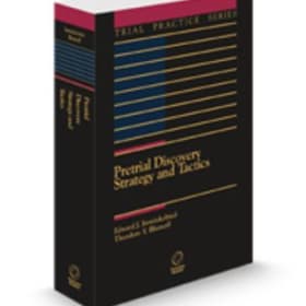 Pretrial Discovery Strategy & Tactics item