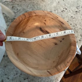 8 inch Hand Turned Wood Bowl (Pecan Wood) by Randy Brown item
