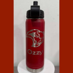 32oz Water Bottle w/BOTH Engraving item
