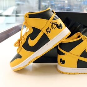 Wu-Tang Clan Nike Dunk Hi Retro PRMs, signed by RZA item