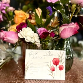 Gift Certificate - (3) Bouquet Subscription item