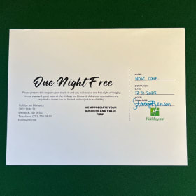 One Free Night Stay at Holiday Inn item