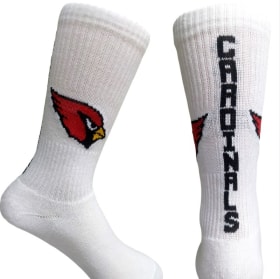 White sock with Cardinal head size G item