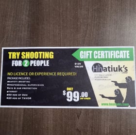 Shooting Package for 2 item