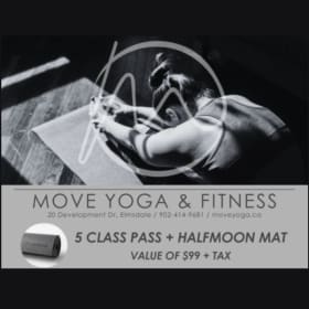 5 Class Pass & Halfmoon Mat item