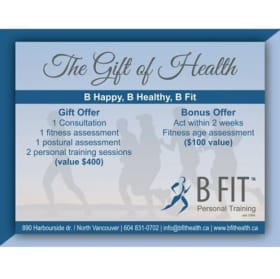 B FIT Personal Training Virtual Training Package item