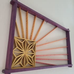 Item #30: "Sunset" Kumiko Japanese Wall Art by Philip Ankney item