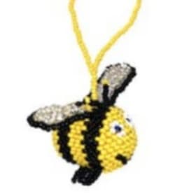 Beaded Bee Ornament item