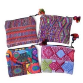 Huipil Zippered Bag Multicolor SMALL item