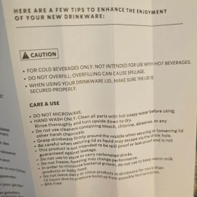 Starbucks Mottled Glass Cold Cup (18 oz) item