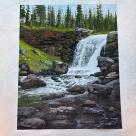 Paper Print by Local Artist, Artell Harris item