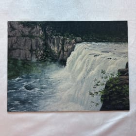 12 by 16 Print on Masonite by Local Artist, Artell Harris #1 item