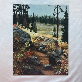 11 by 14 Print on Masonite by Local Artist, Artell Harris #2 item