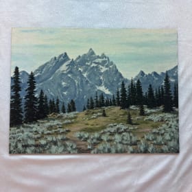 12 by 16 Print on Masonite by Local Artist, Artell Harris #2 item