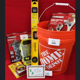 Home Depot Bucket & Tools & Big Foot $10 Gift Certificate item