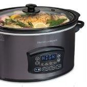 Hamilton Beach Programable 6 qt slow cooker item