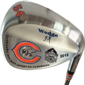 Brian Urlacher autographed wedge item