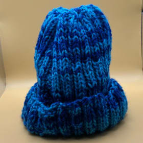2 Knit Hats - Adult and Child! item