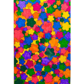 A Blanket of Flowers - 5x7 - Ink Color on Paper item