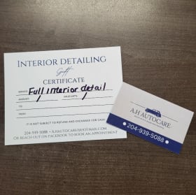 Full Interior Vehicle Clean item