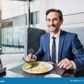 Lunch with the plant manager item