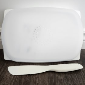 Duo cloche à fromage et couteau à étaler Tupperware item