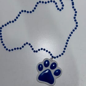 Light Up Paw Necklace item