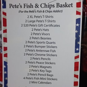 Pete's Fish and Chips basket item